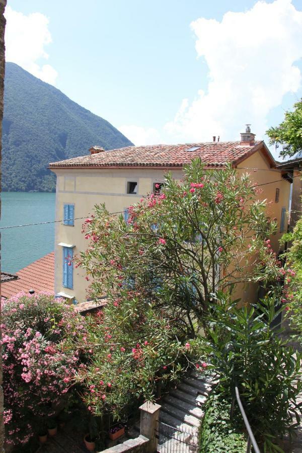 Vila Casa 1659 - Casa Parrucchiere Gandria Exteriér fotografie